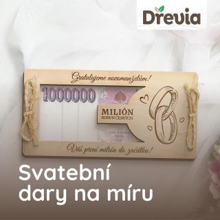 Nově jsme do našeho sortimentu zařadili výrobky šité na míru každé svatby ✨#svatby #svatebnidary #drevenekarty...